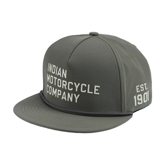 IMC Logo Flat Peak Cap, Green
