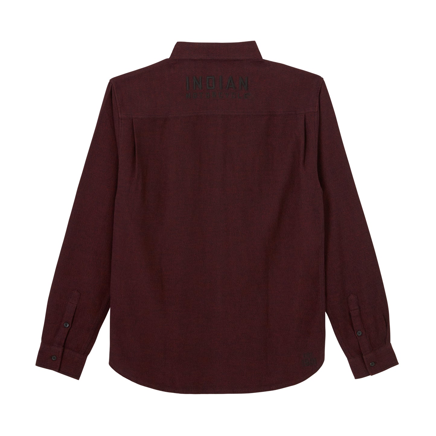 Flannel Twill Shirt, Red