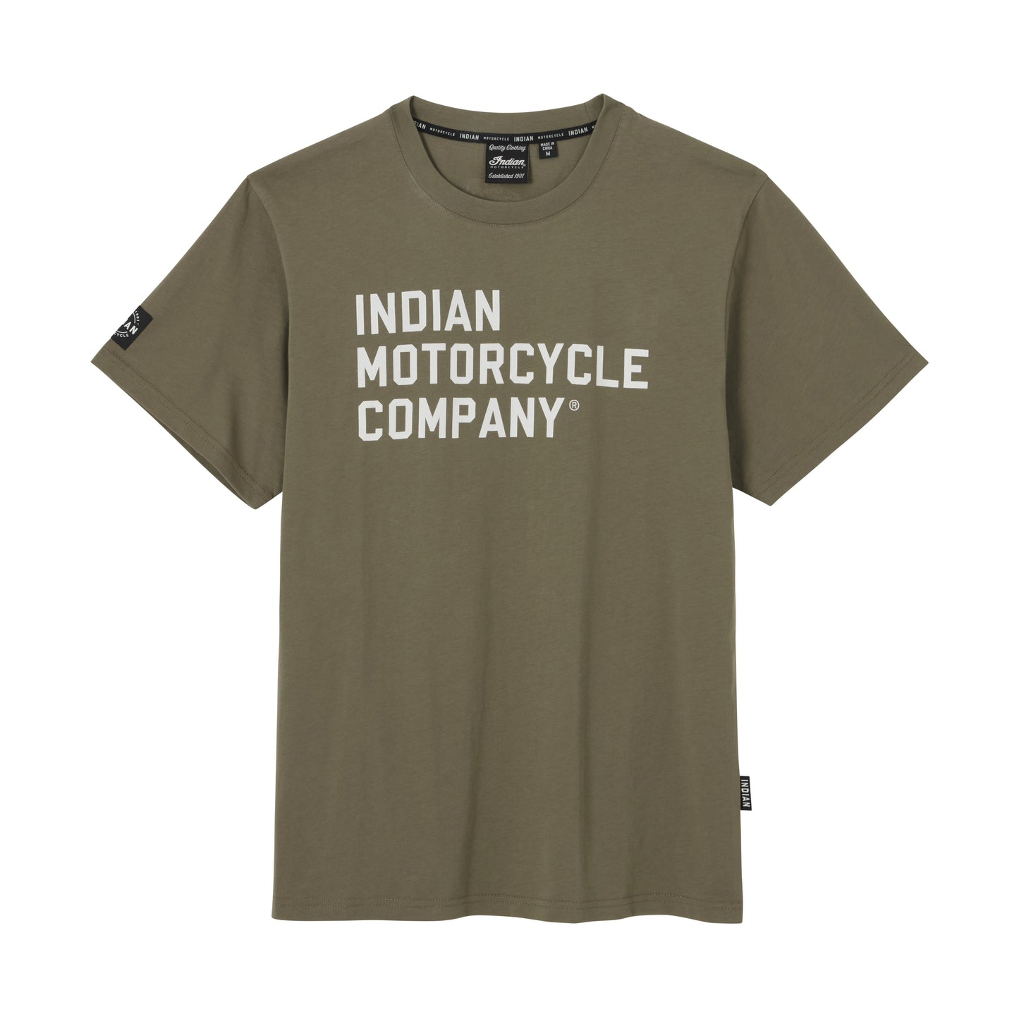 Indian Company Logo Tee, Green