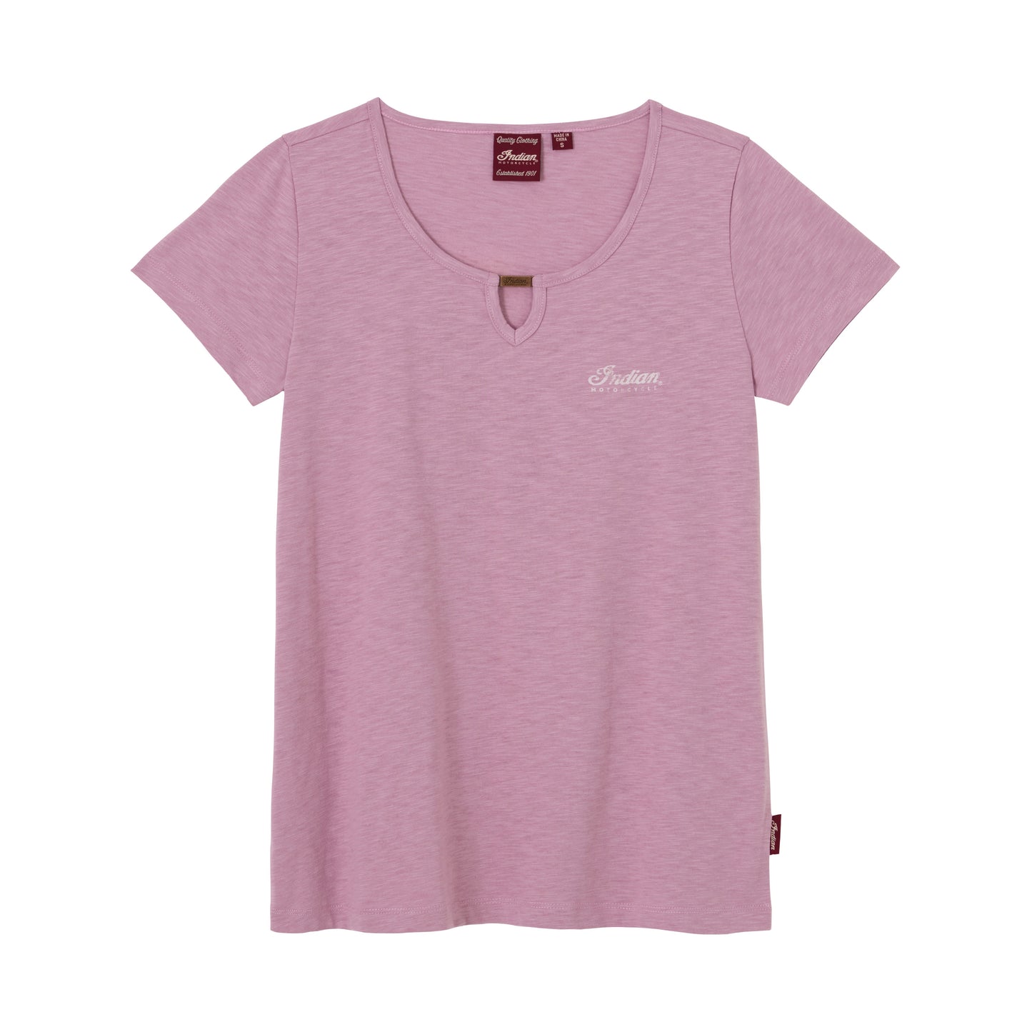 Headdress Keyhole Tee, Purple