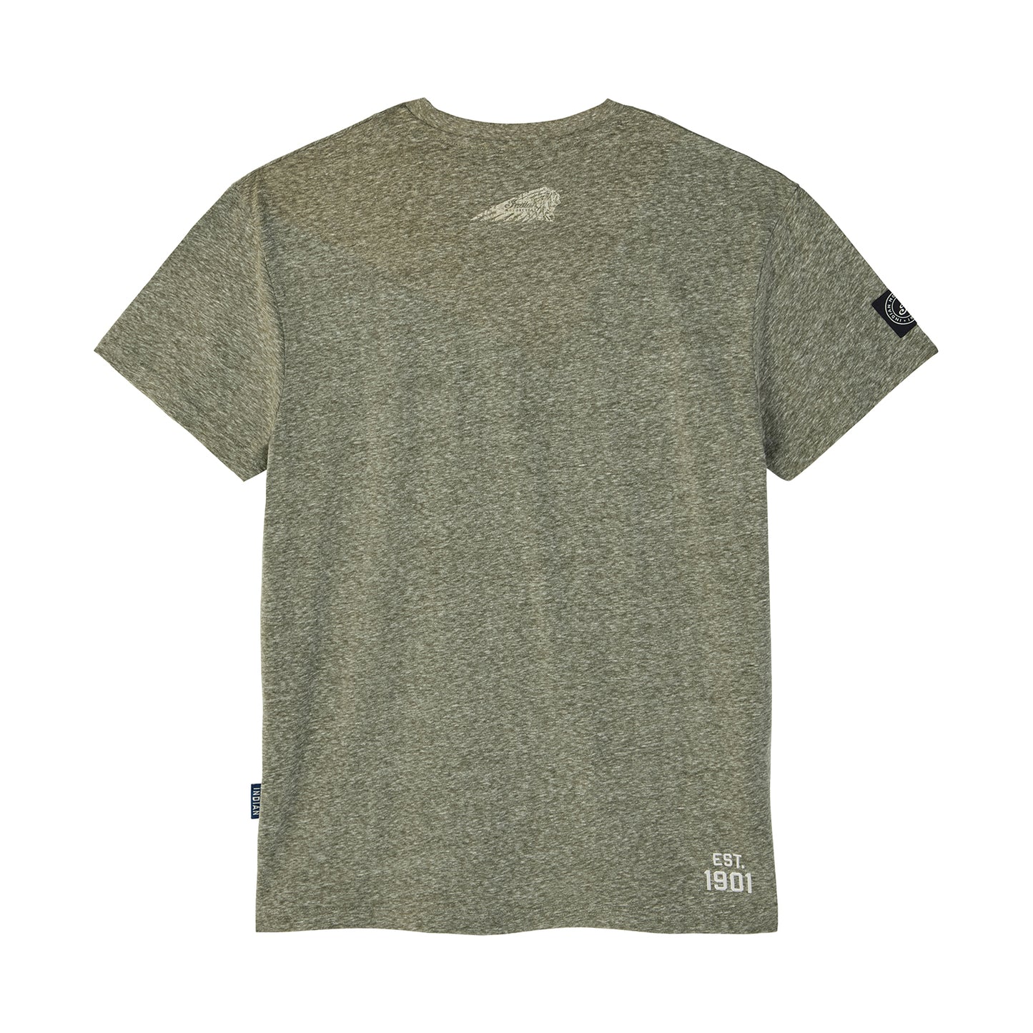 Block Logo Marl Tee, Green