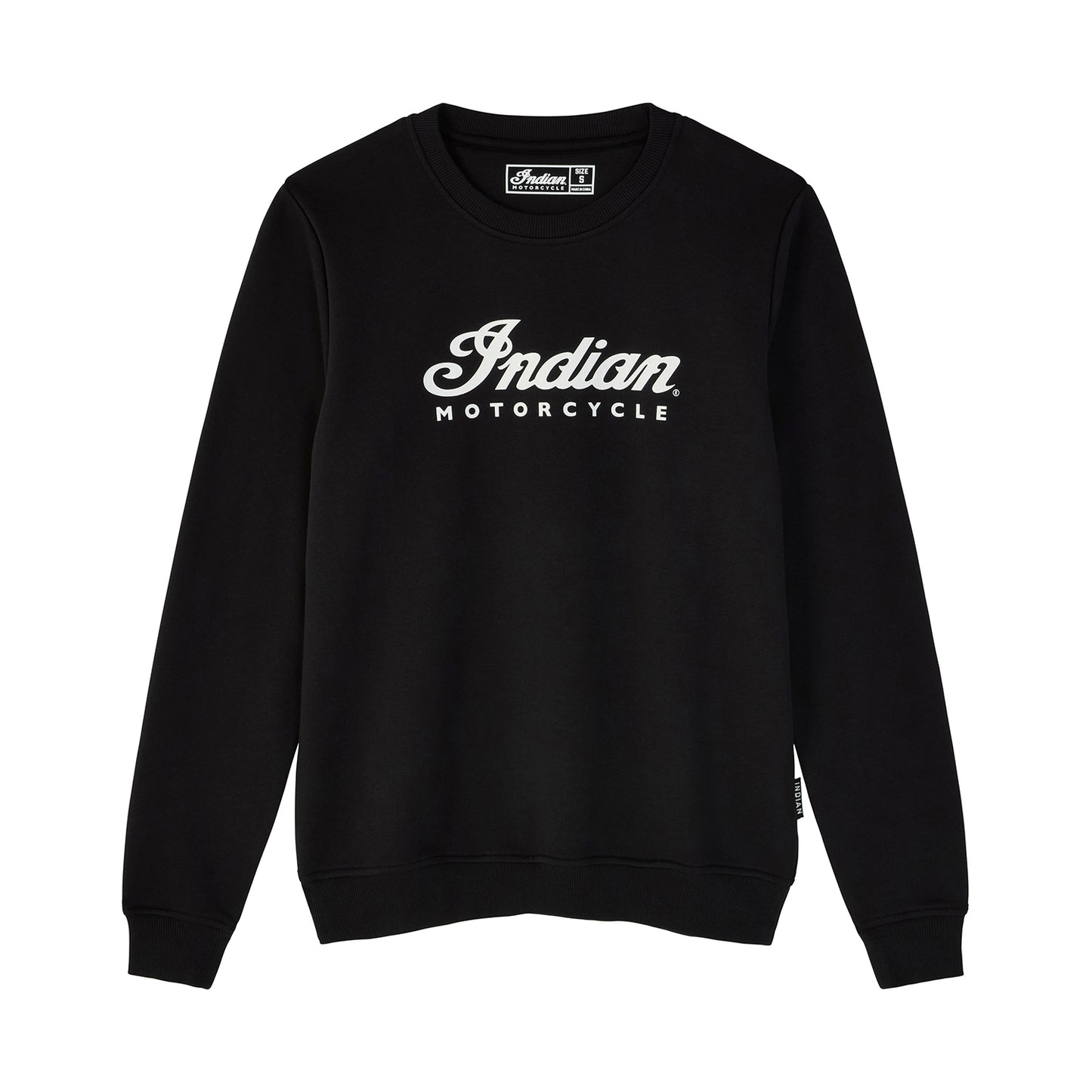 Essential Script Logo Sweatshirt, Black