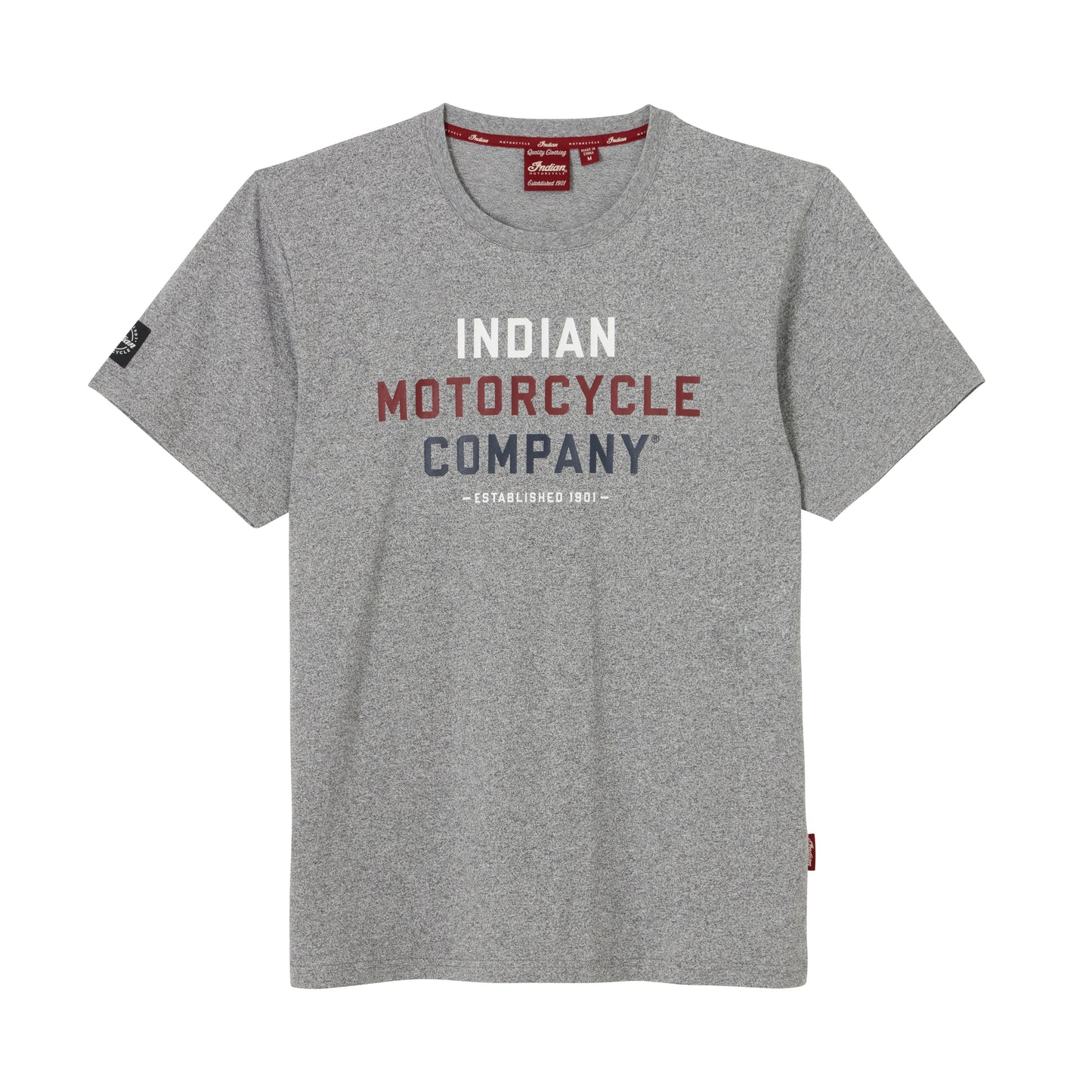 Tri Color Logo Tee, Gray