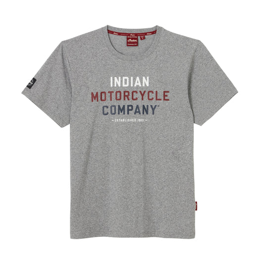 Tri Color Logo Tee, Gray