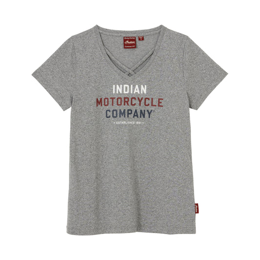 Tri Color Logo Tee, Gray