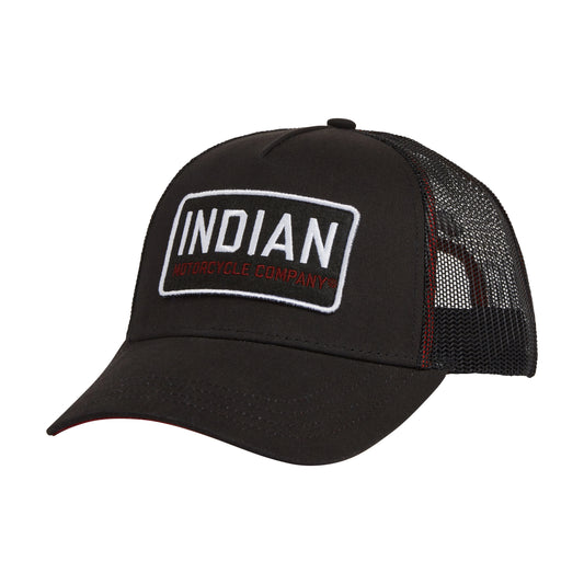 Block Logo Patch Cap, Black