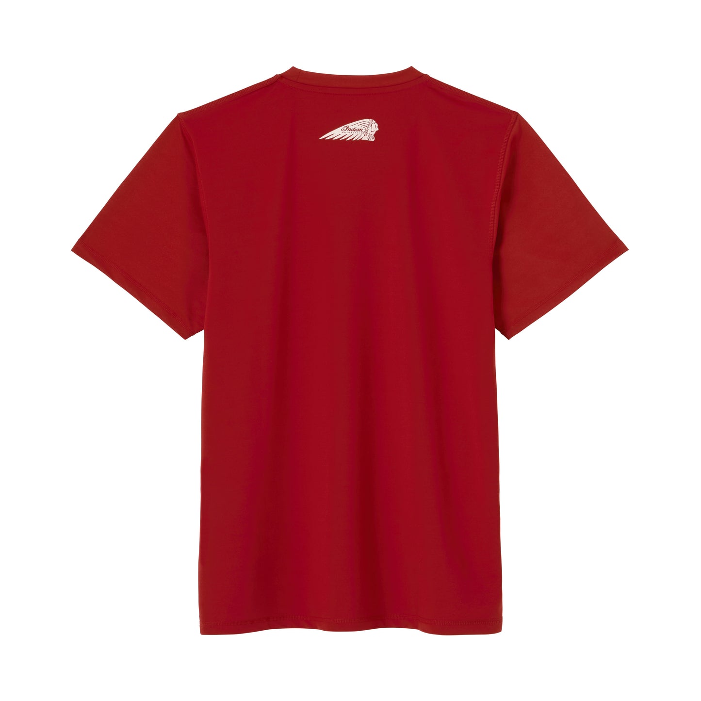 Circle Script Indian Tee, Red