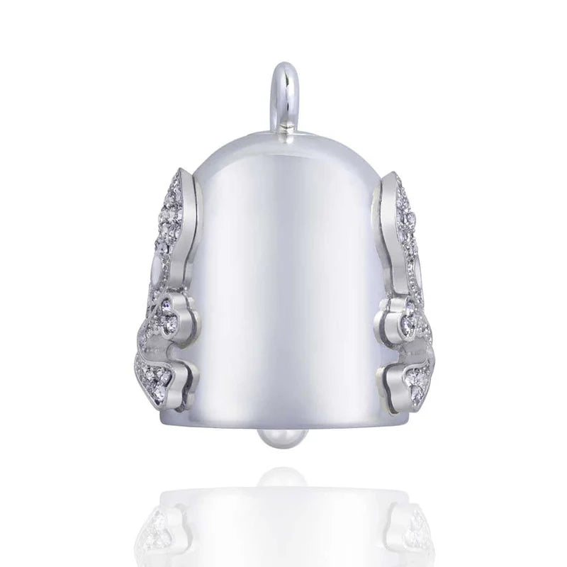 BLING SKULL & CROSSBONES SILVER