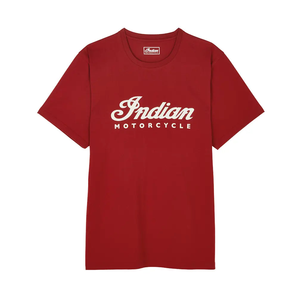 Essential Script Logo T-shirt, Red