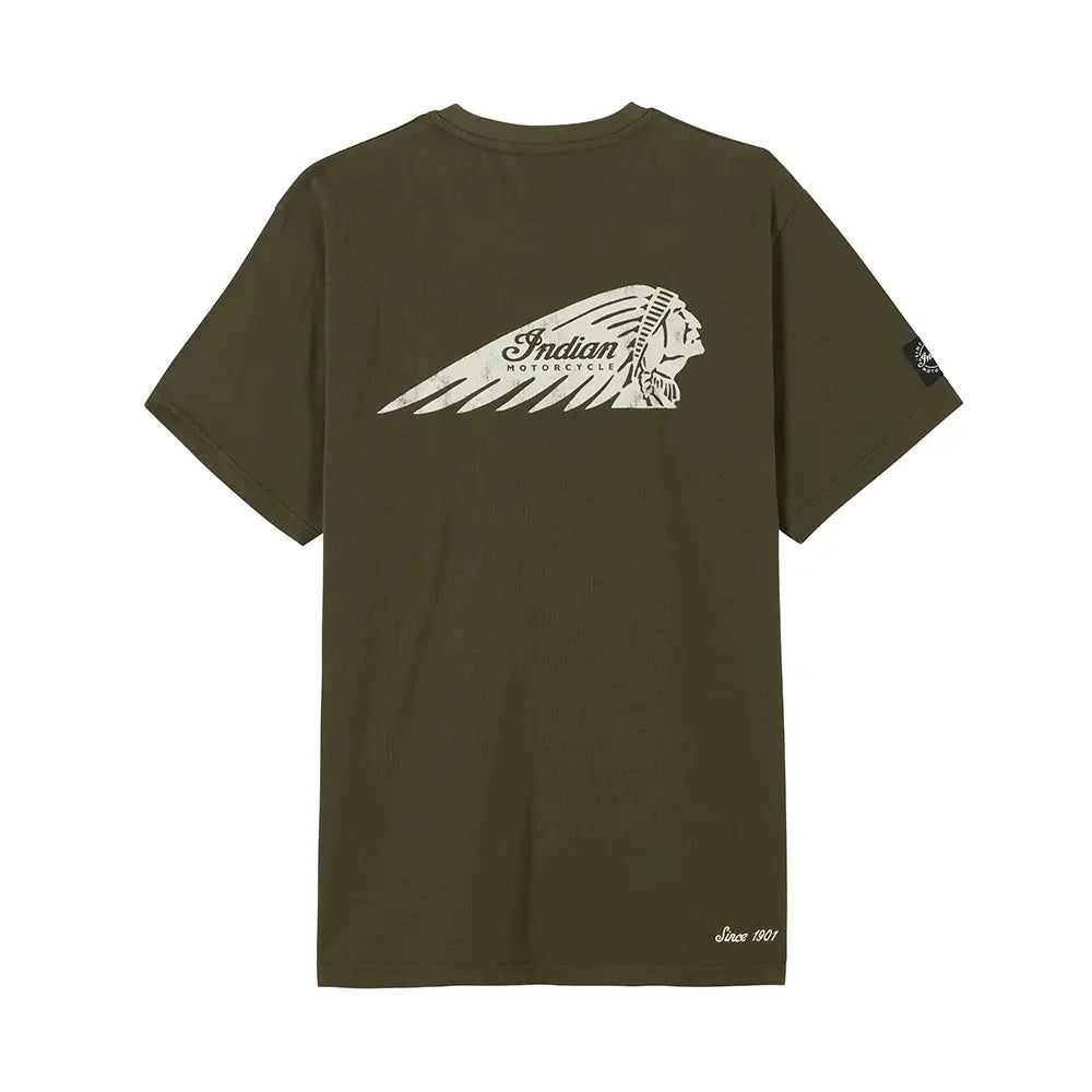 Headdress Pocket T-shirt, Green