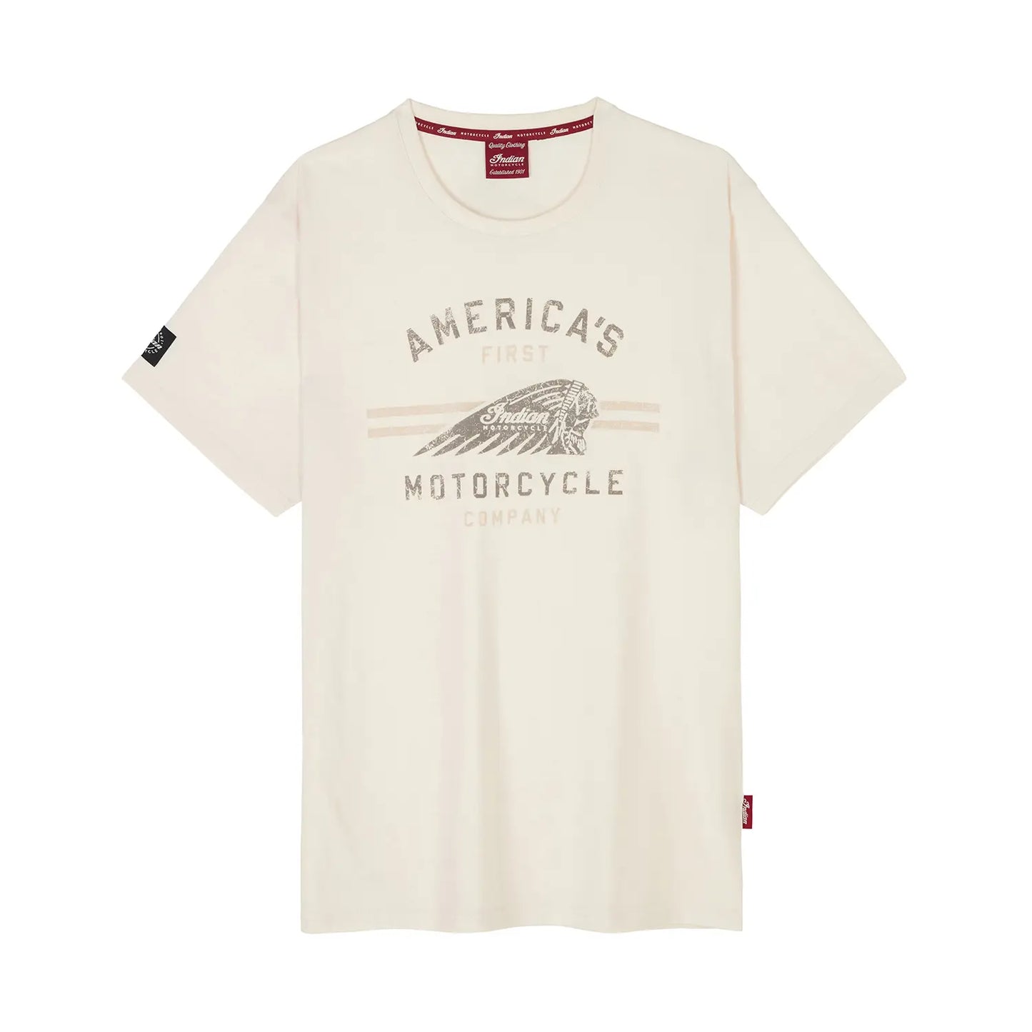 Headdress Motorcycle T-shirt, Oatmeal