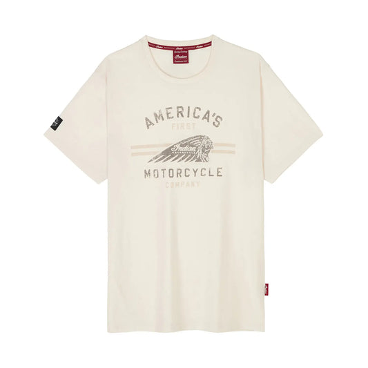 Headdress Motorcycle T-shirt, Oatmeal