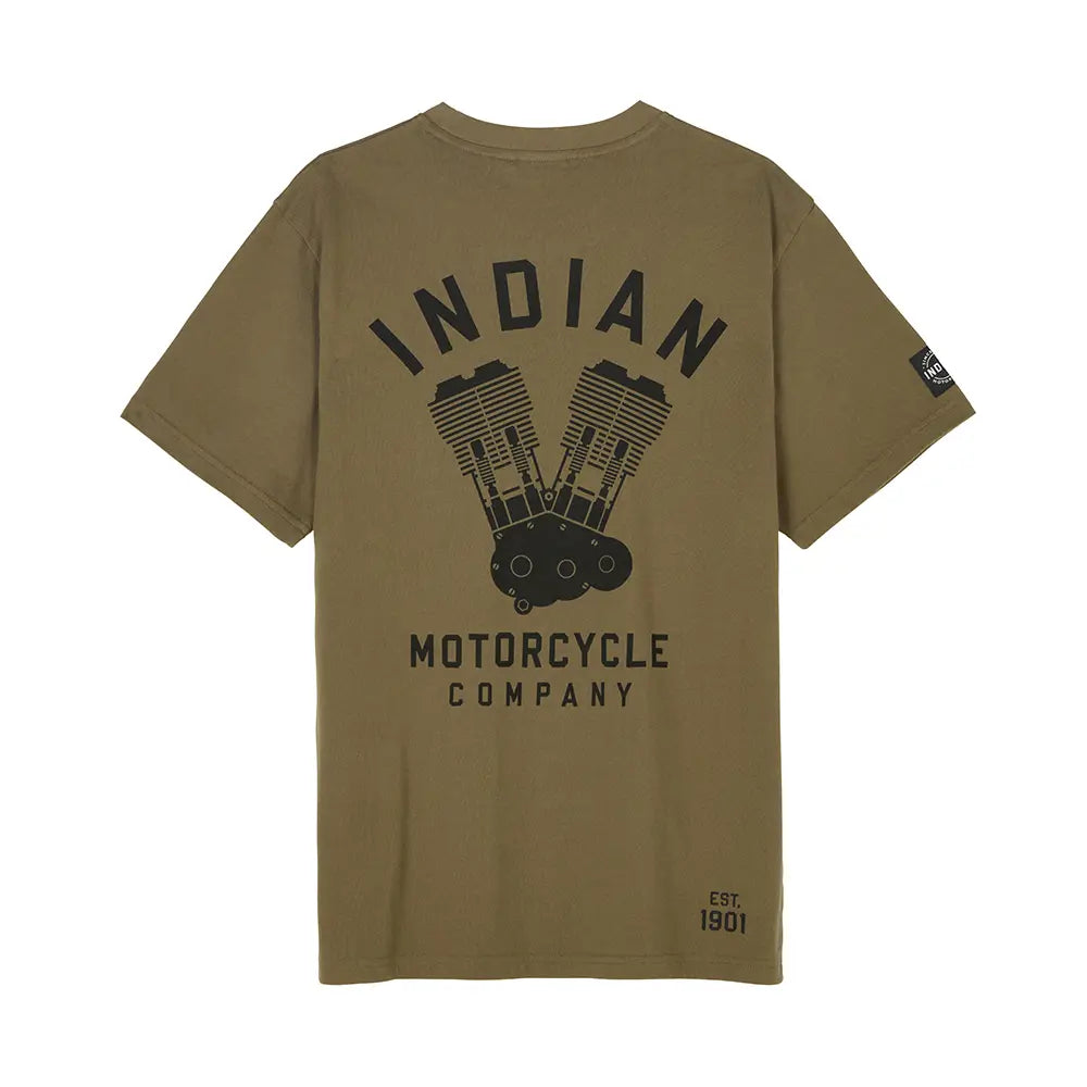 Engine Graphic T-shirt, Green