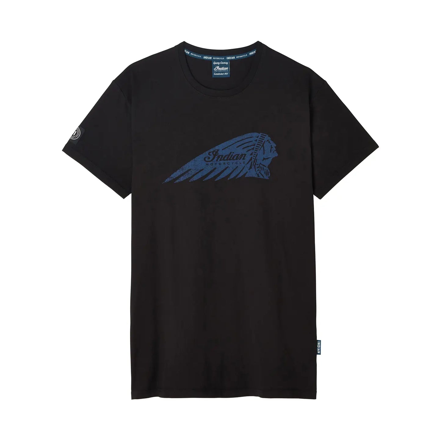 Headdress Print T-shirt, Black
