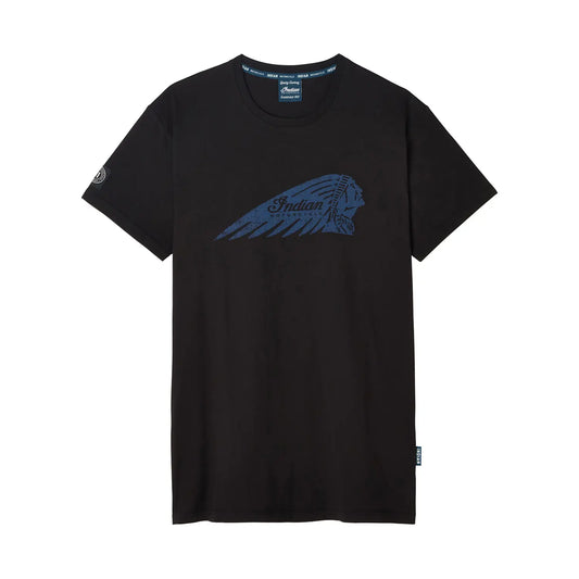 Headdress Print T-shirt, Black