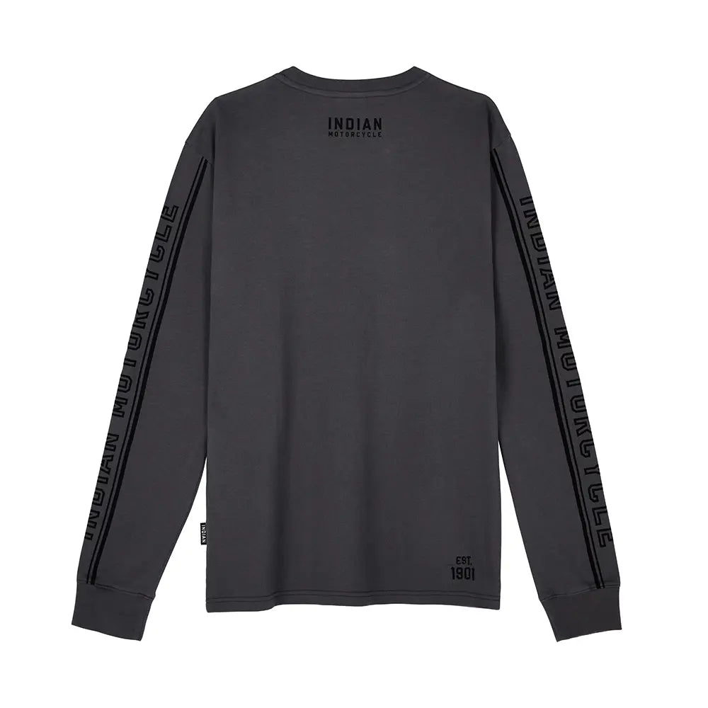 IMC Sleeve Print LS T-shirt, Gray