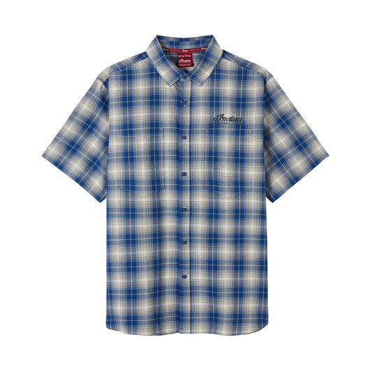 Pasadena Plaid SS Shirt, Blue