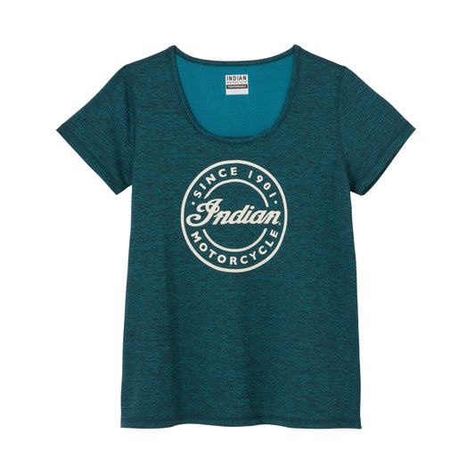 Script Icon Athlete Tee, Green