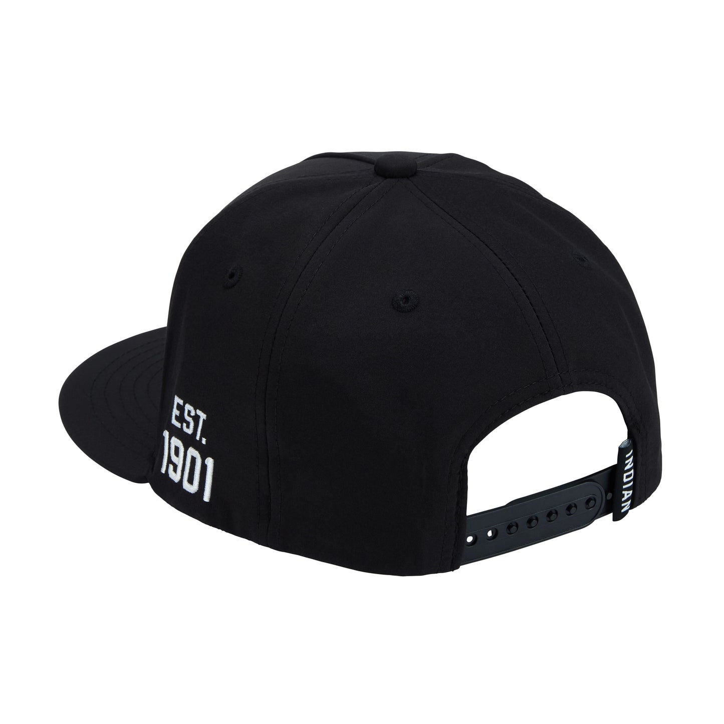 Headdress Flat Peak Cap, Black