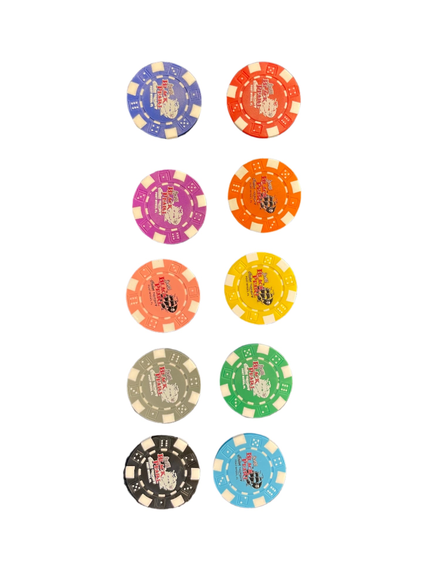 Black Pearl Poker Chips