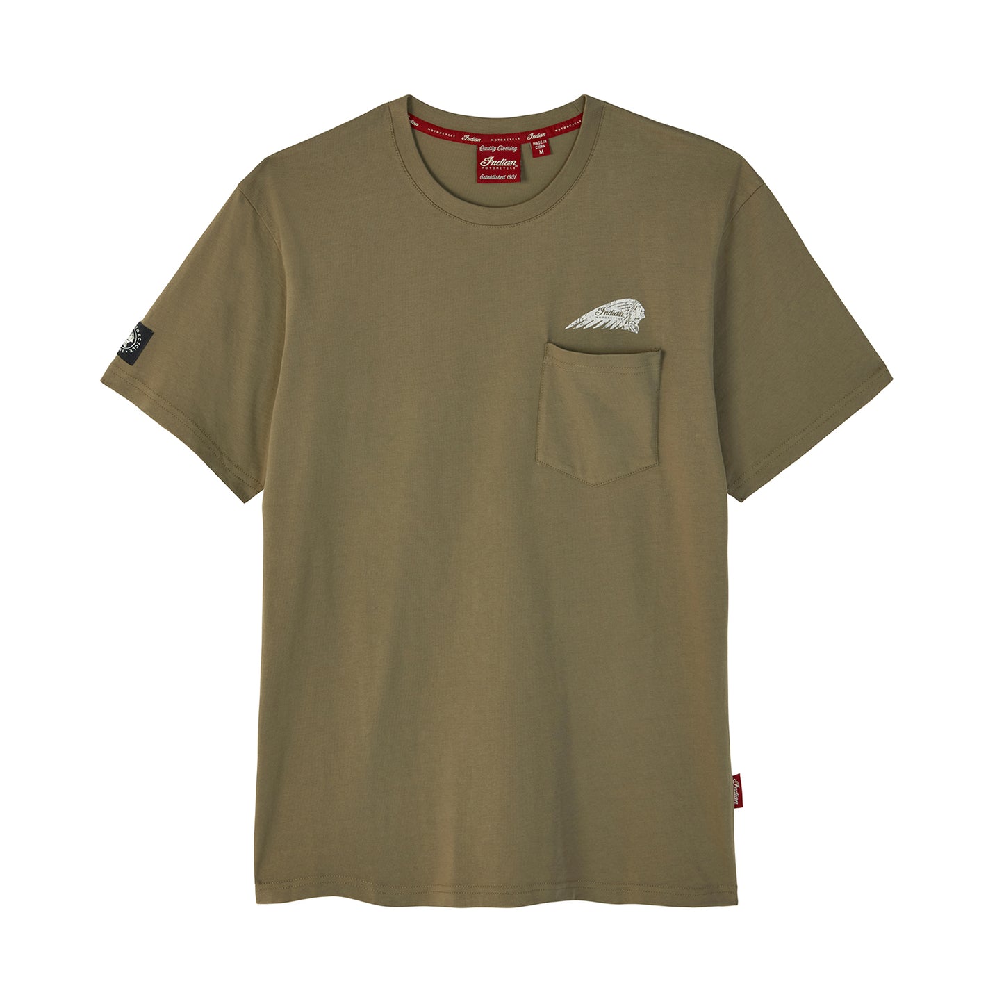 Spirit Lake IA Pocket Tee, Green