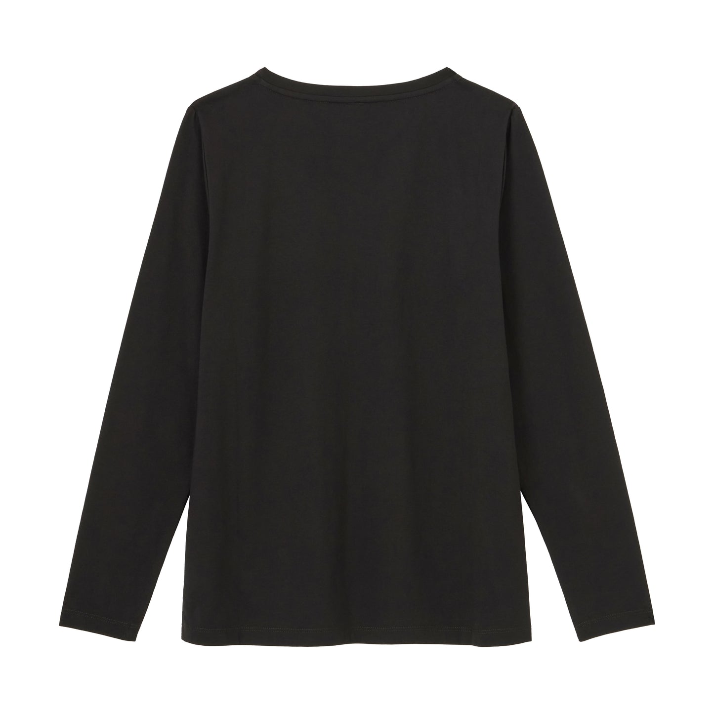 Essential Script Logo LS Tee, Black