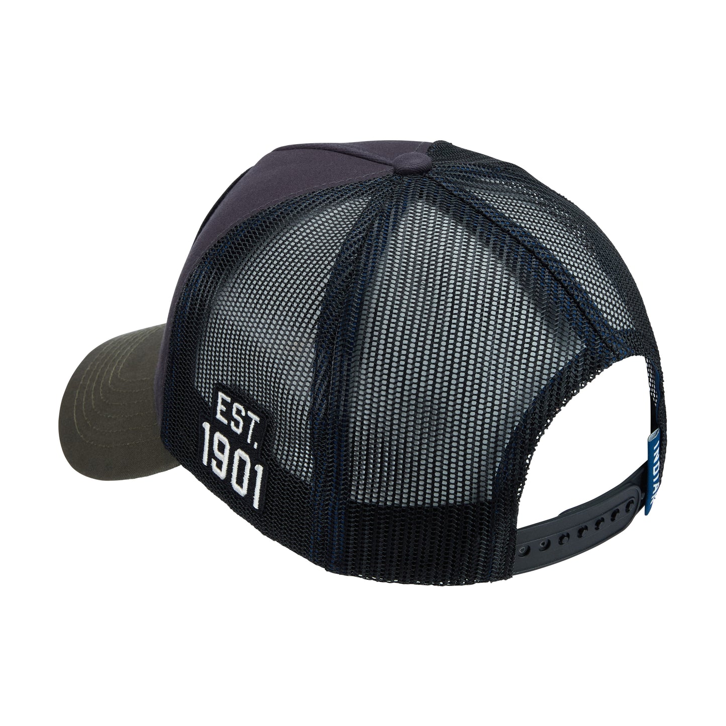 01 Patch Trucker Cap, Gray