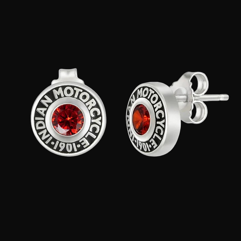 Red Indian Earrings (Sterling Silver)