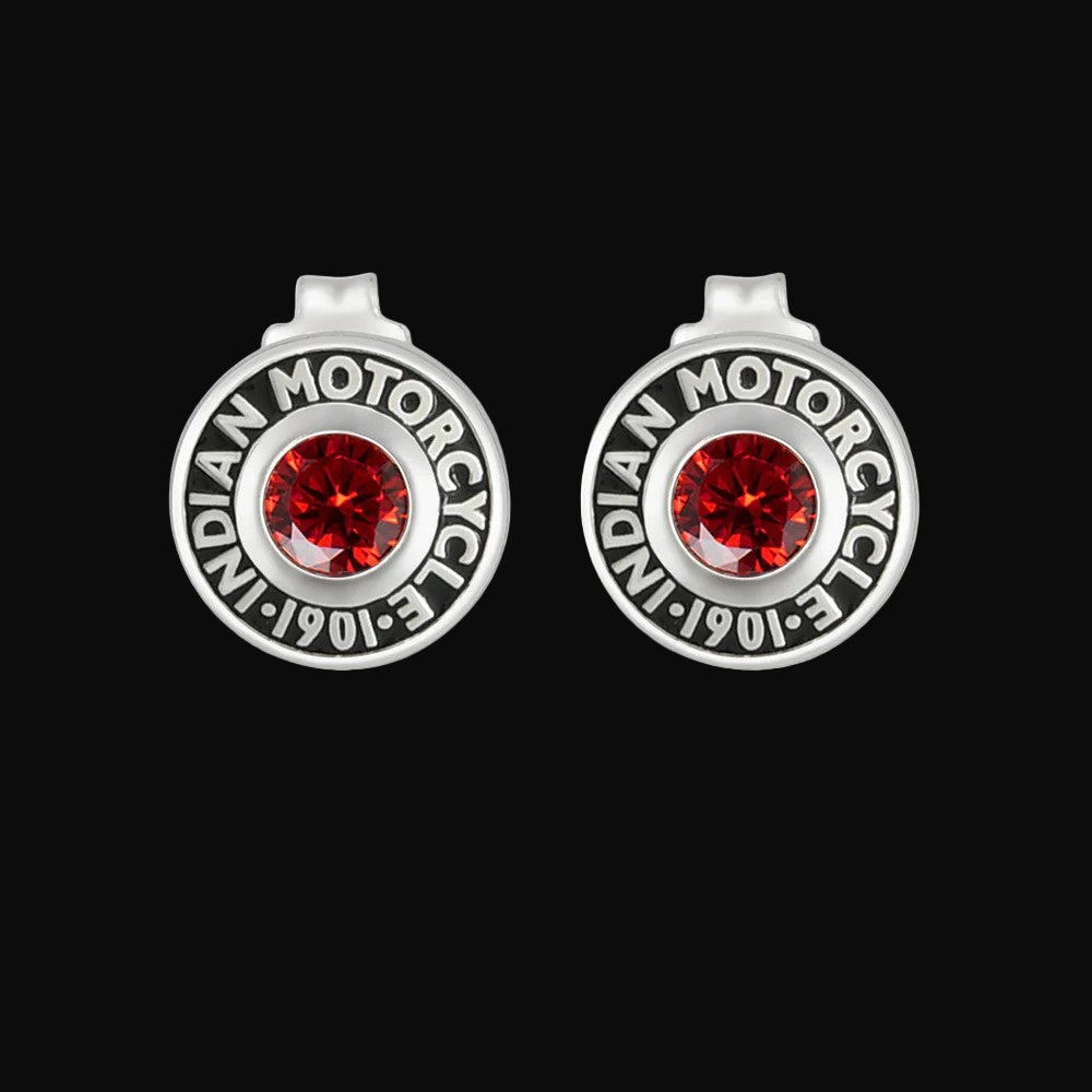Red Indian Earrings (Sterling Silver)