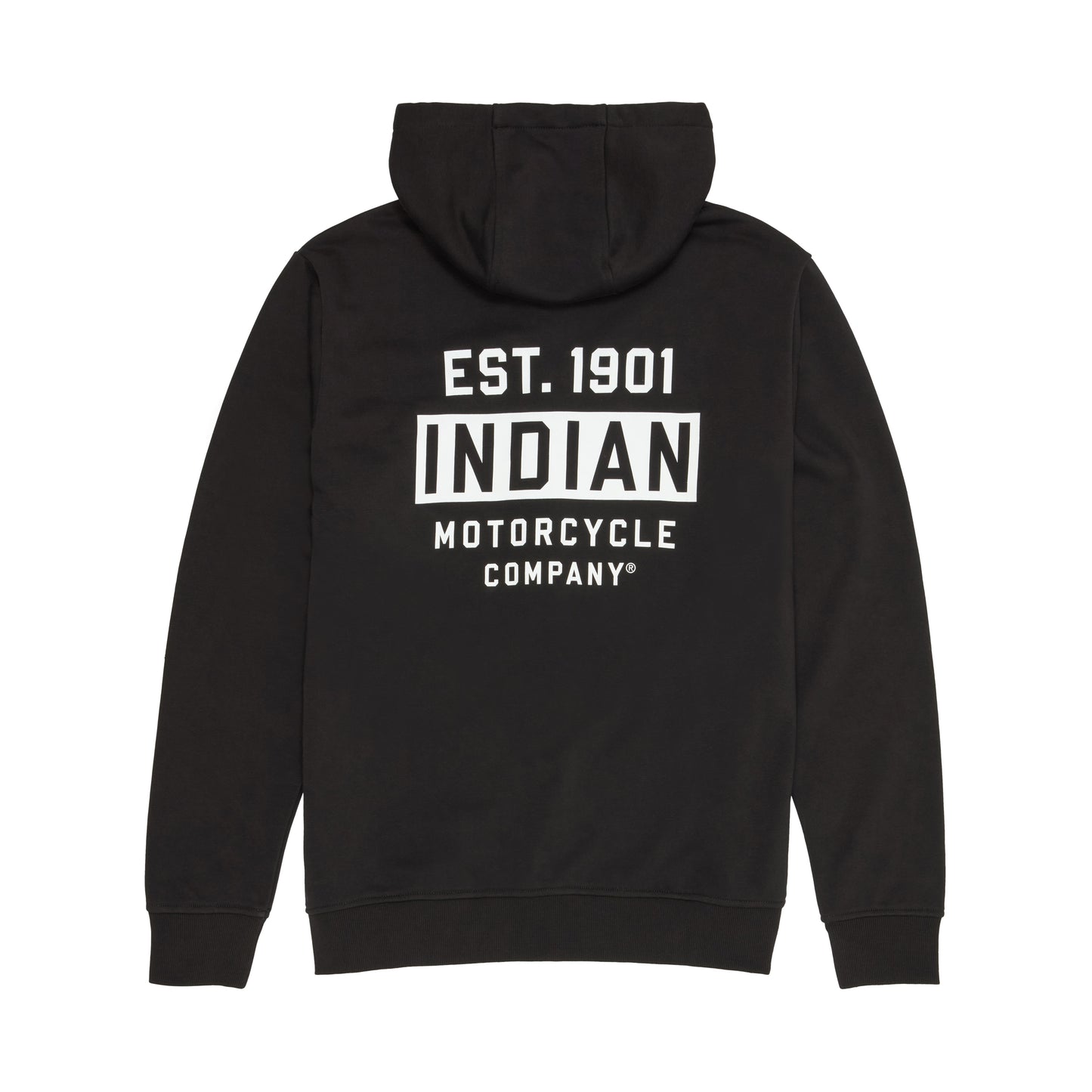EST 1901 Indian Hoodie, Black