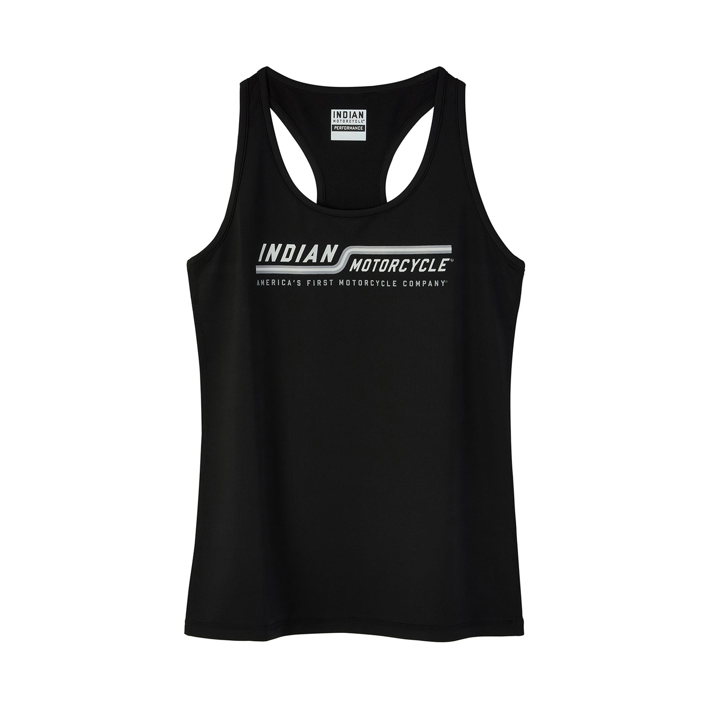 Indian Women's Graphic Performance Tank, Black