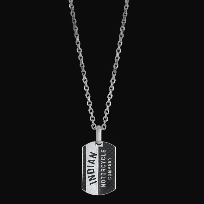 Indian Dog Tag Necklace (Stainless Steel)