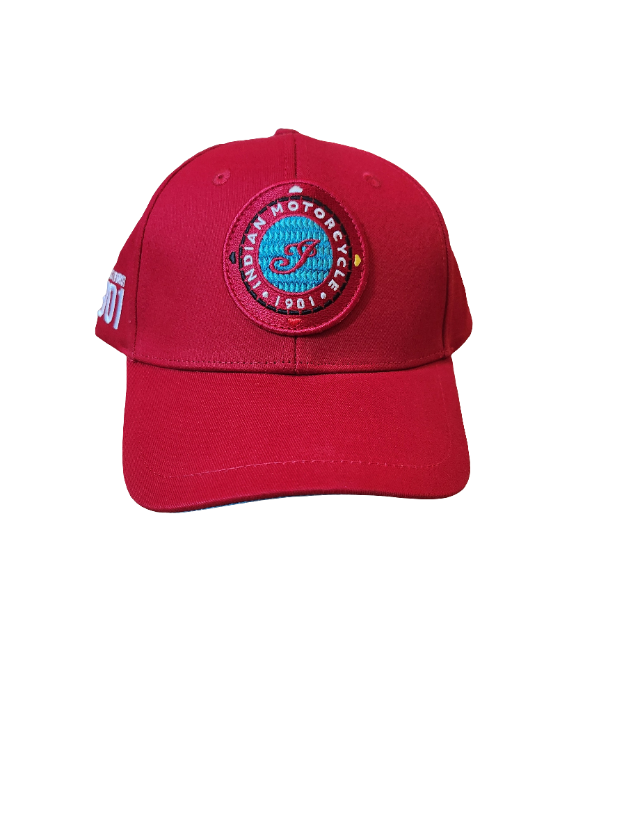 Embroidered Cap Red