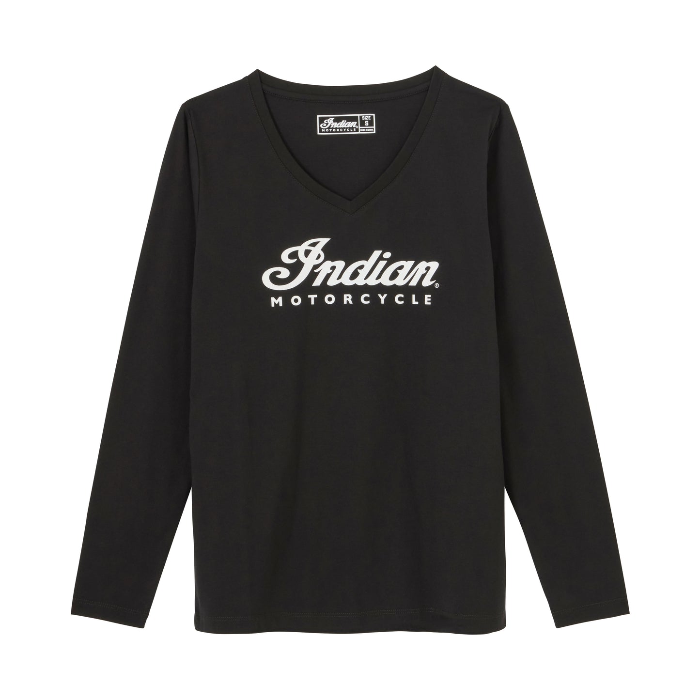 Essential Script Logo LS Tee, Black