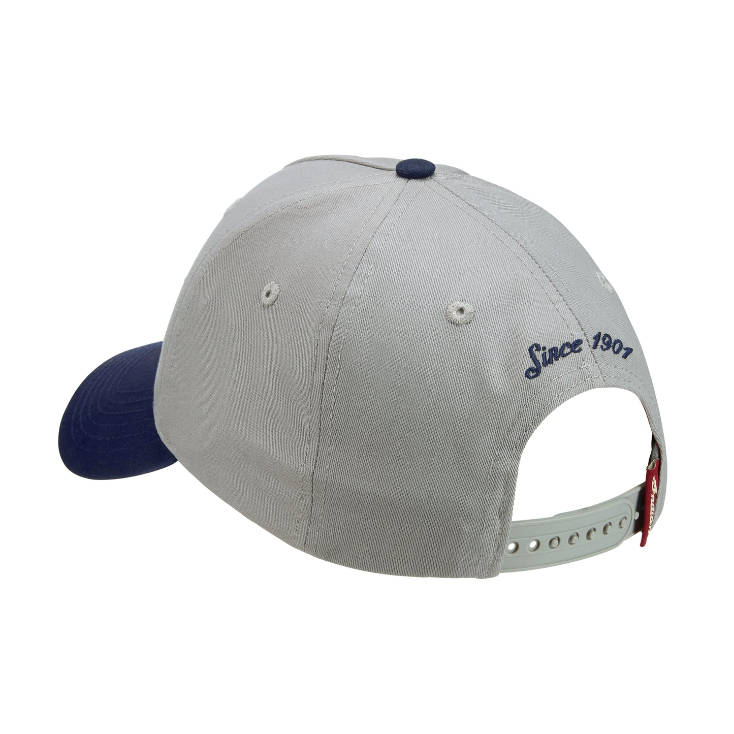Tri Color Logo Trucker Cap, Gray