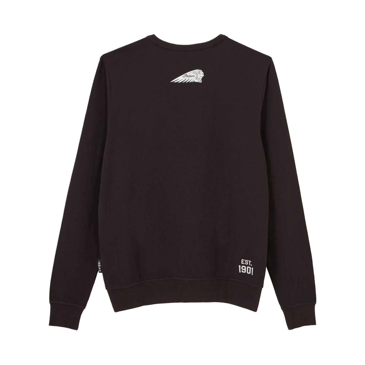 Chainstitch Embroidery LS Tee, Black