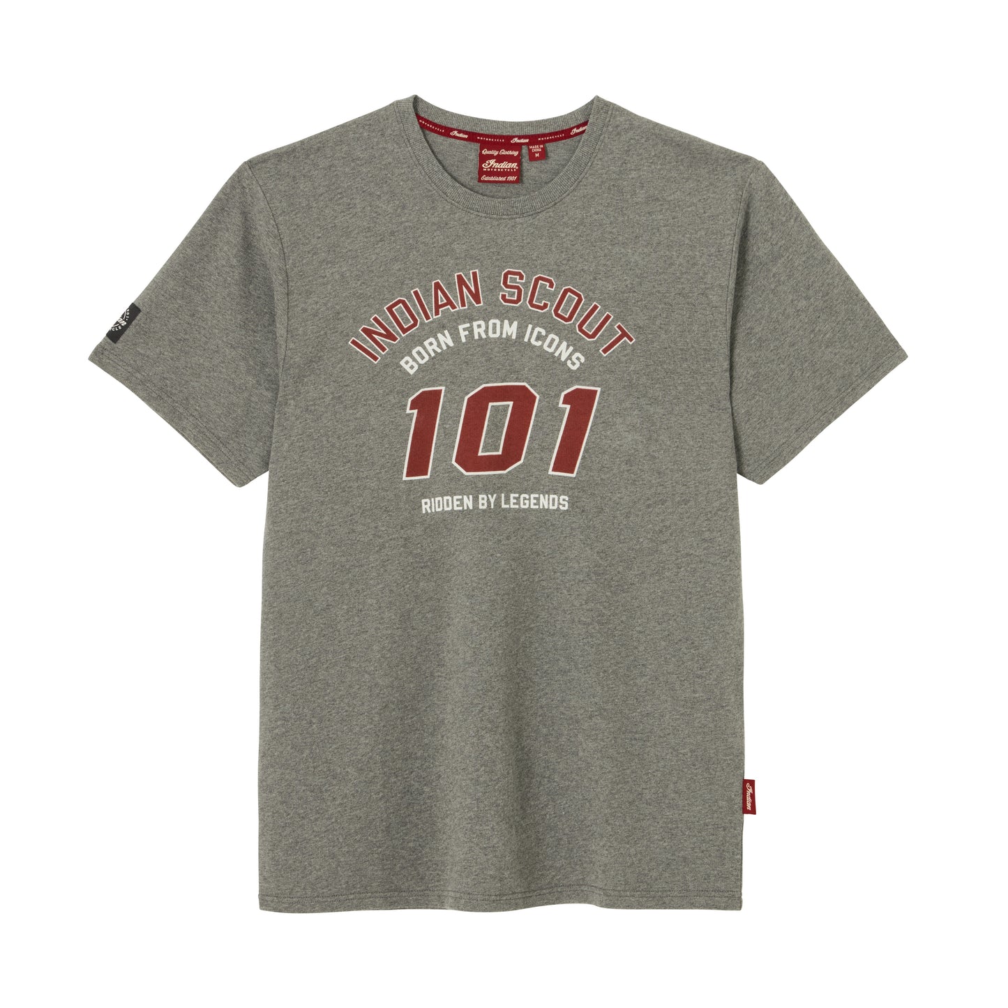 Indian Scout 101 Tee, Gray