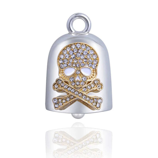 BLING SKULL & CROSSBONES GOLD