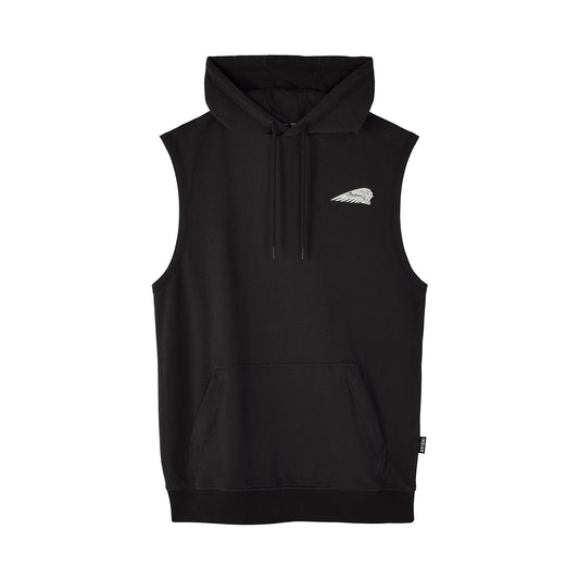 Sleevless 1901 Hoodie, Black