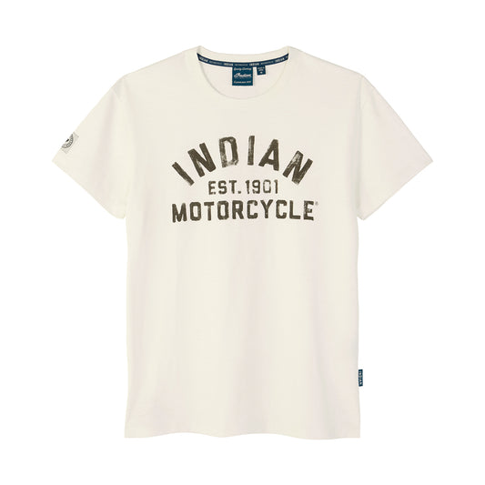 EST. 1901 Block Tee, White